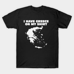 Greek Map T-Shirt